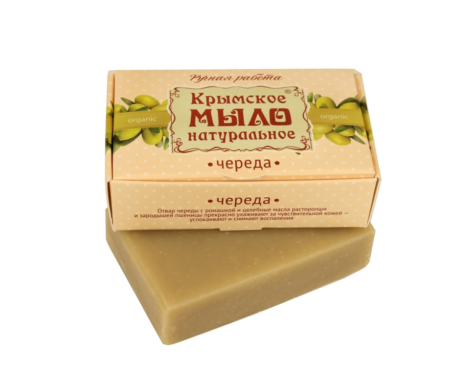Мыло натуральное olive "Череда" для чувствительной кожи 50 гр.