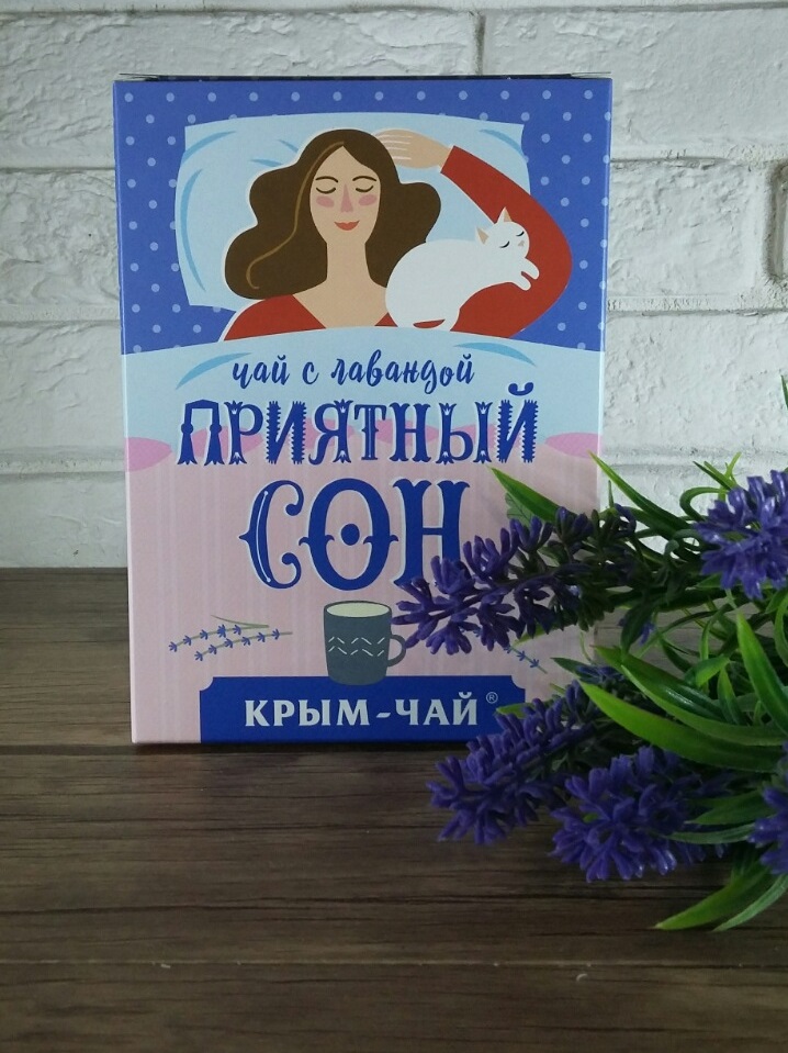 Крым Чай "Приятный Сон" с лавандой 80 гр.