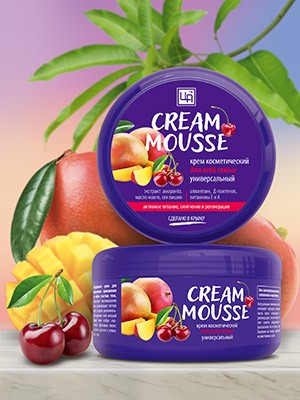 Крем косметический «Cream Mousse» универсальный для всей СЕМЬИ 220 гр.