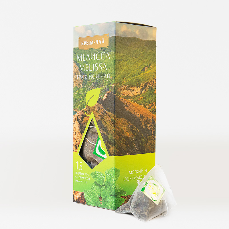 Травяной чай с Мелиссой 15 пирамидок