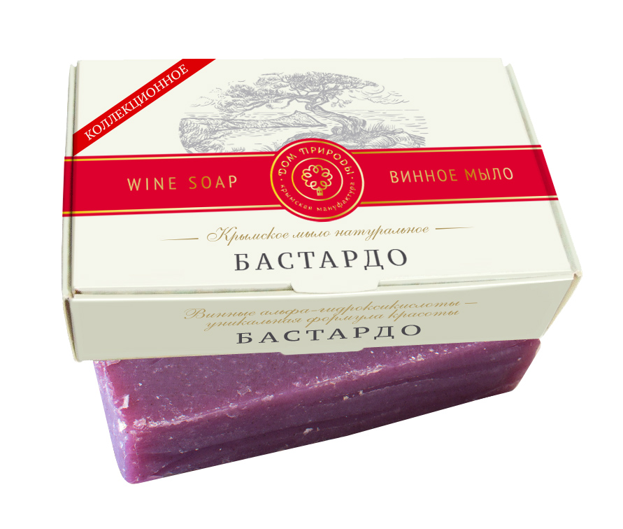 Винное мыло Бастардо - эффект лифтинга 100 гр.