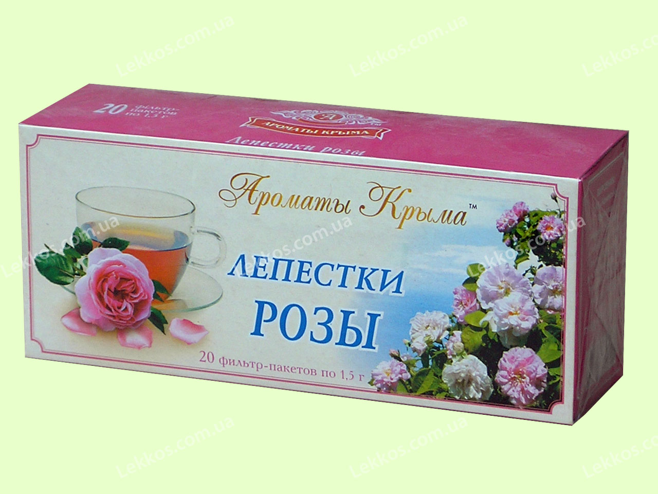 Чай с Лепестками Роз  пакетированный 30 пакетиков